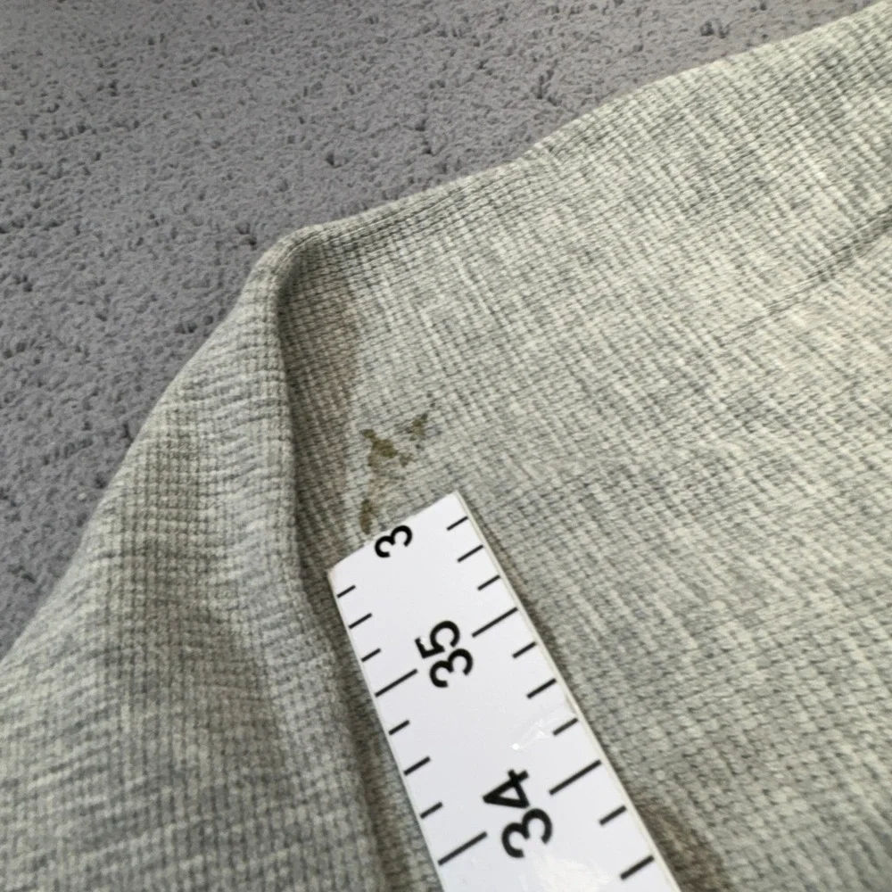 Polo Ralph Lauren Waffle Knit Thermal Mens XL Gray Long Sleeve Crewneck Shirt
